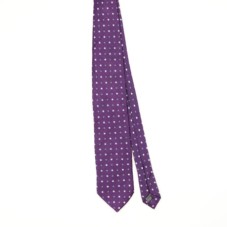 Front Front of Vintage 1990's Fabio Ferretti Polka Dot Patterned Tie
