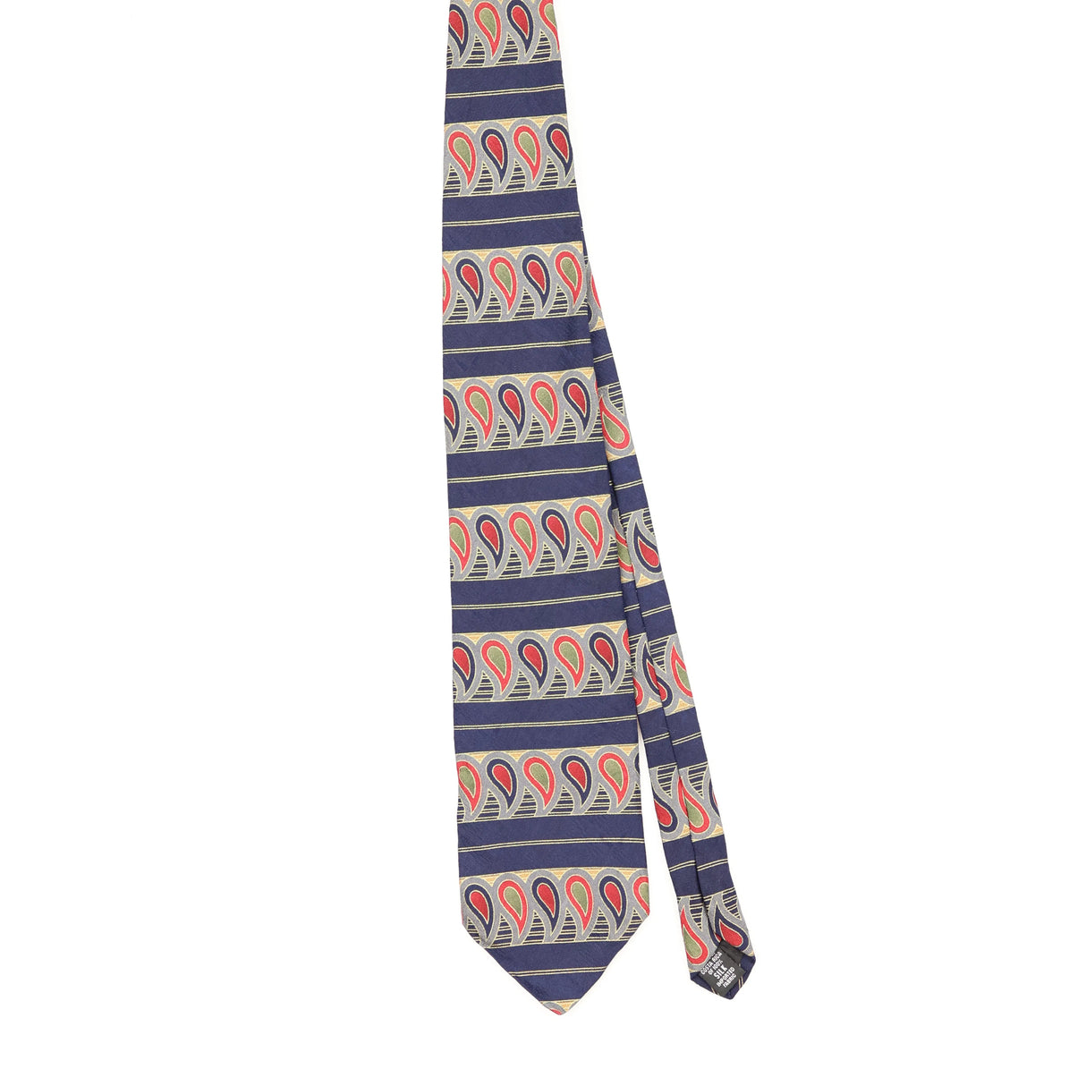 Front Front of Vintage 1990's Alexander Julian Paisley Paisley Patterned Tie