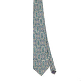 Front Front of Vintage 1990's Henry Grethel Geometric Patterned Tie