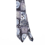 Front Front Detail of Vintage 1990's Abstract Patterned Tie