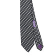 Front Front Detail of Vintage Ralph Lauren Purple Label Striped Patterned Tie