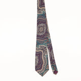 Front of Vintage 1990's Pierre Cardin Paisley Patterned Tie