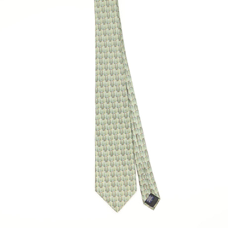 Front Front of Vintage Geoffrey Beene Rectangles Geometric Patterned Tie