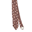 Front Front Detail of Vintage 1980's Lanvin Paisley Patterned Tie