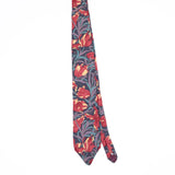 Front Front of Vintage 1990's Izod Floral Patterned Tie