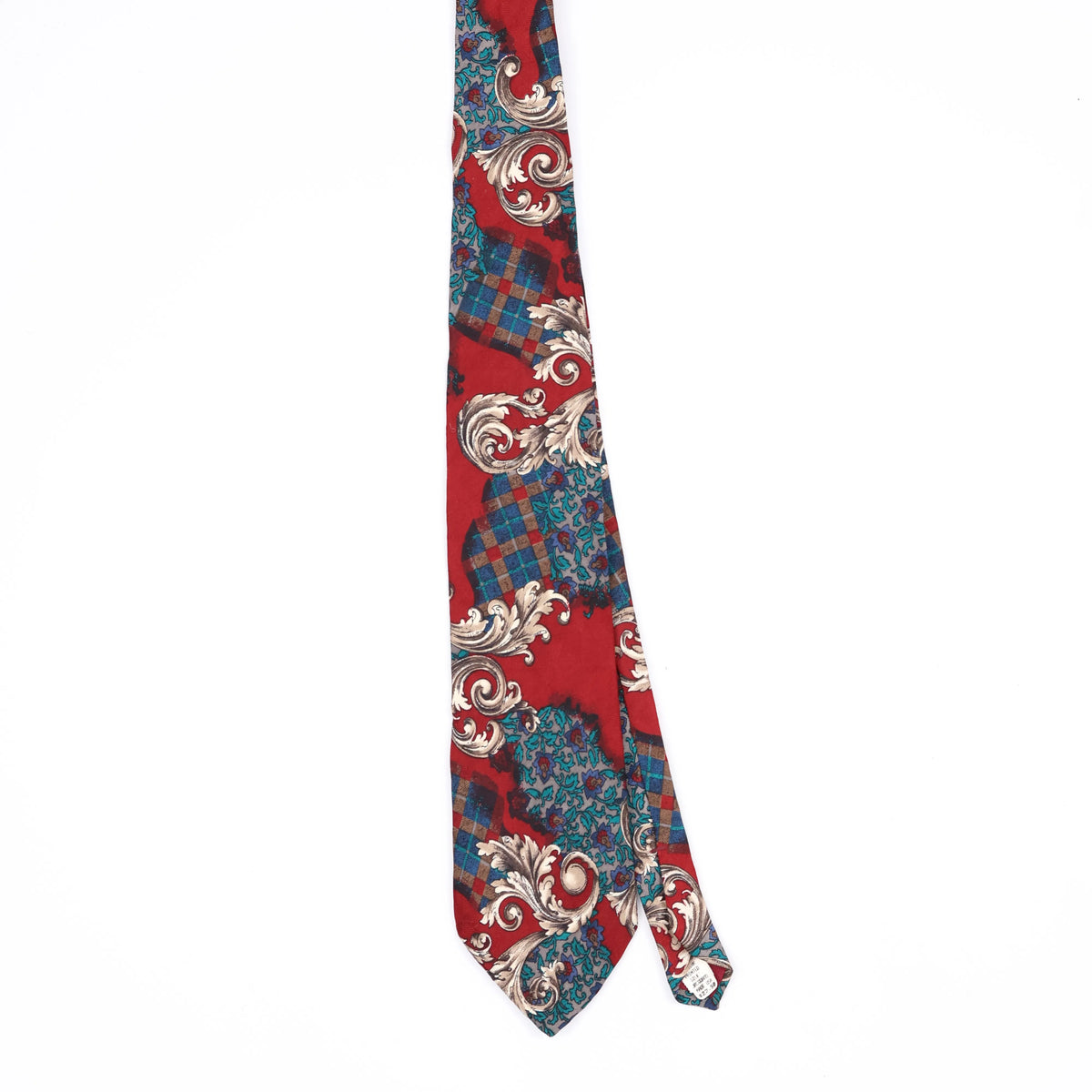 Front Front of Vintage 1990's Abstract Patterned Tie