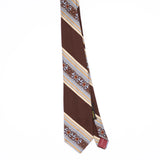 Front Front of Vintage 1980's Givenchy Striped Patterned Tie