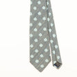 Front Detail of Vintage 1990's Ermenegildo Zegna Floral Patterned Tie