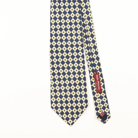 Front Detail of Vintage 1990's Geometric Patterned Tie