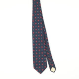 Front of Vintage 1980's Geometric Patterned Tie