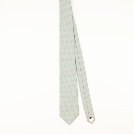 Front of Vintage 1980's Polka Dot Patterned Tie