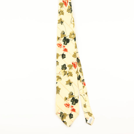 Front of Vintage 1980's Floral Patterned Tie