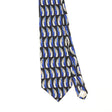 Front Front Detail of Vintage 1990's Pierre Cardin Geometric Patterned Tie