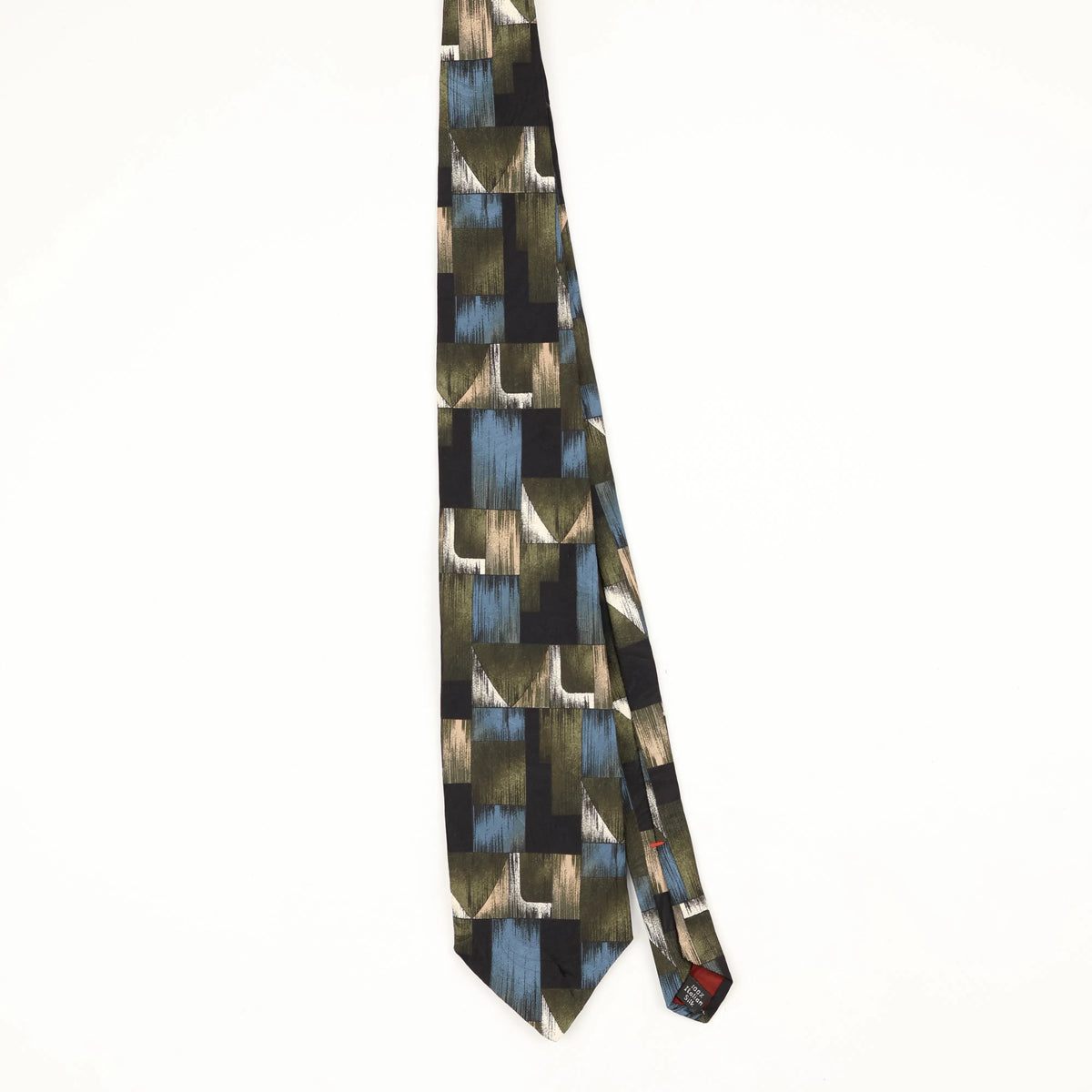 Front Front of Vintage 1990's Abstract Patterned Tie