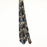 Front Front of Vintage 1990's Abstract Patterned Tie