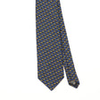 Front Front Detail of Vintage 1990's Ermenegildo Zegna Geometric Patterned Tie
