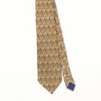 Front Front Detail of Vintage 1990's Geometric Patterned Tie