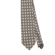 Front Detail of Vintage 1990's Valentino Geometric Patterned Tie