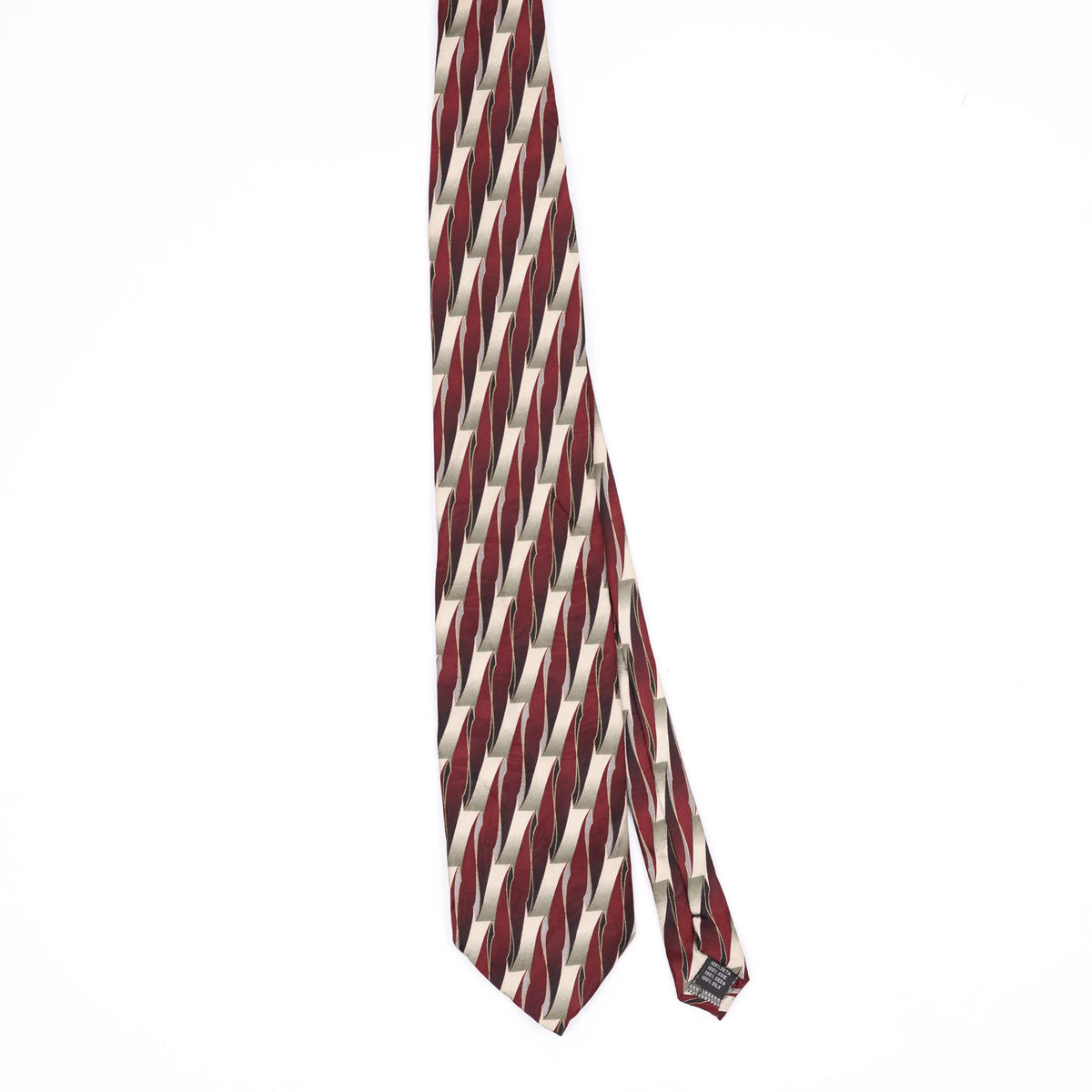 Front Front of Vintage Croft & Barrow Geometric Patterned Tie