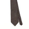 Front Detail of Vintage 1990's Squares Geometric Patterned Tie