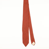 Front of Vintage 1980's Geometric Patterned Tie