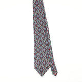 Front of Vintage 1990's Christian Dior Geometric Patterned Tie