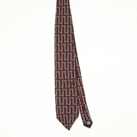 Front Front of Vintage 1990's Haggar Geometric Patterned Tie