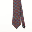 Front Detail of Vintage 1990's Claybrooke Geometric Patterned Tie