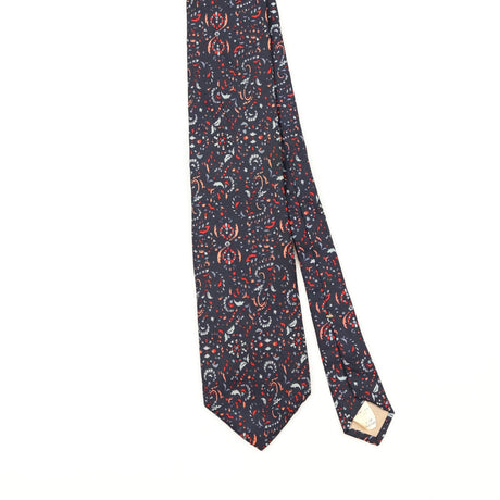 Front Front Detail of Vintage 1990's Charing Cross Abstract Patterned Tie