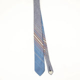 Front Front of Vintage 1990's J. C. Penney Striped Patterned Tie