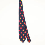 Front Front of Vintage 1990's Polka Dot Patterned Tie