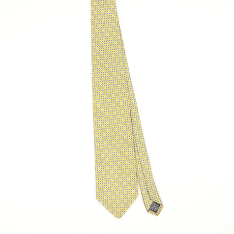 Front Front of Vintage 1990's Tie Rack Beaufort Geometric Patterned Tie