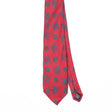 Front Front Detail of Vintage 1990's Oleg Cassini Squares Geometric Patterned Tie