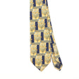 Front Detail of Vintage 1990's Ermenegildo Zegna Floral Patterned Tie