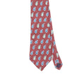 Front Front Detail of Vintage 1990's Liberty of London Paisley Patterned Tie