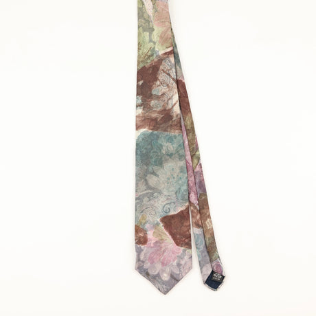 Front of Vintage 1990's Abstract Patterned Tie