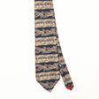 Front Front Detail of Vintage 1990's Paisley Patterned Tie