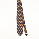 Front of Vintage 1990's Animal Print Patterned Tie