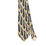 Front Front Detail of Vintage 1990's Stonehenge Jimmy Valvano Abstract Patterned Tie