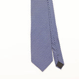 Front Detail of Vintage 1990's Zilli Geometric Patterned Tie