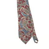 Front Front Detail of Vintage 1990's Andhurst Paisley Patterned Tie