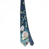 Front Front of Vintage 1990's Jetsons Cartoon Patterned Tie