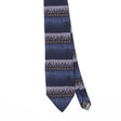 Front Front Detail of Vintage 1990's Striped Patterned Tie