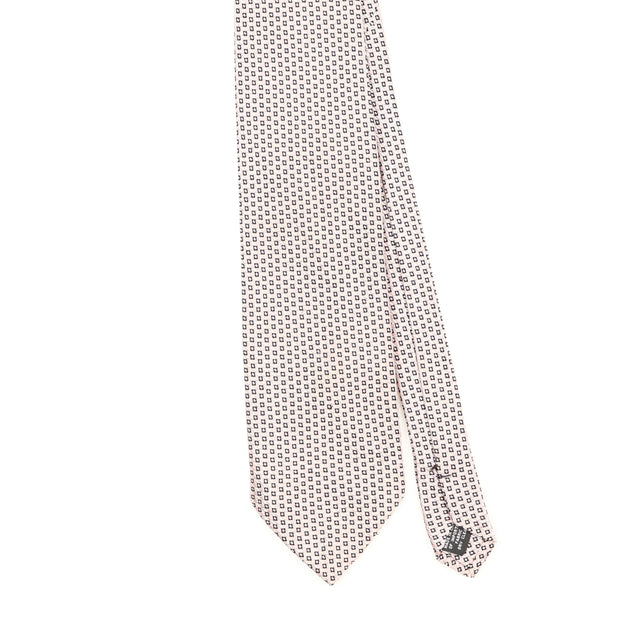 Front Front Detail of Vintage Calvin Klein Geometric Patterned Tie