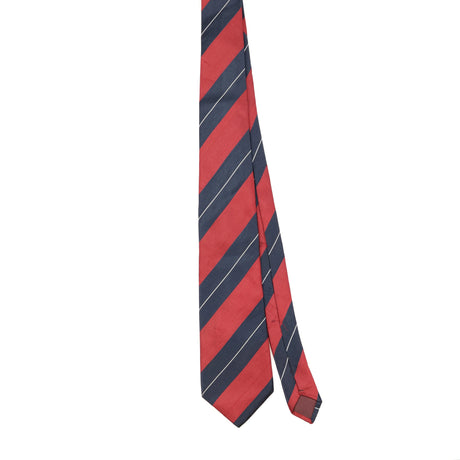 Front Front of Vintage 1990's Lanvin Striped Patterned Tie