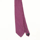 Front Front Detail of Vintage 1990's Brooks Brothers Geometric Patterned Tie