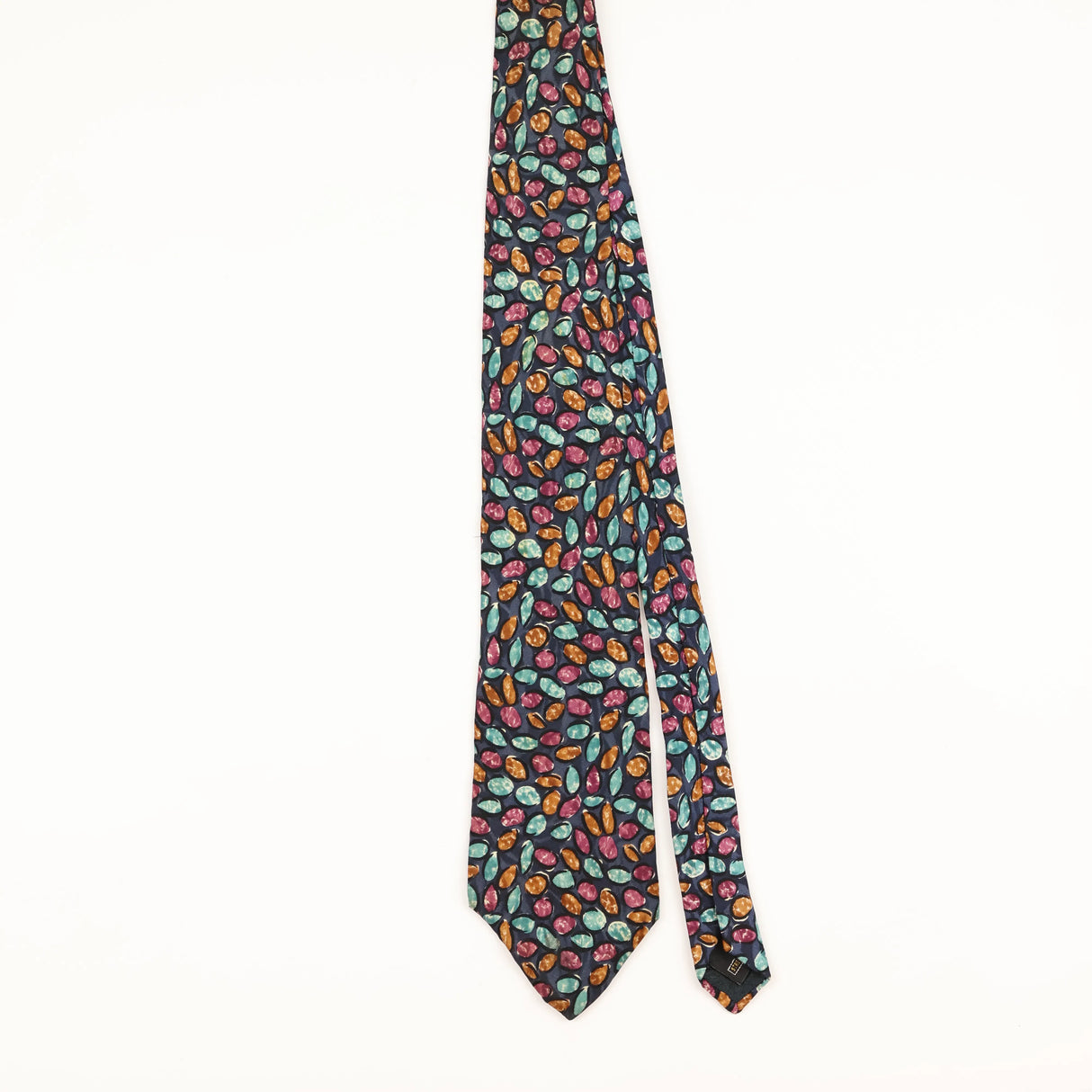 Front of Vintage 1990's Geometric Patterned Tie
