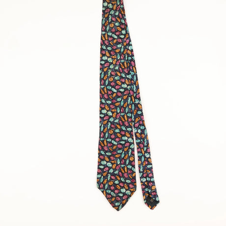 Front of Vintage 1990's Geometric Patterned Tie