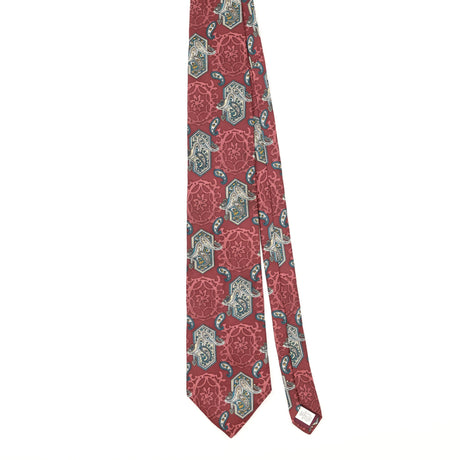 Front of Vintage 1990's Paisley Patterned Tie
