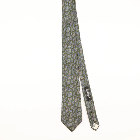 Front of Vintage 1980's Paisley Patterned Tie